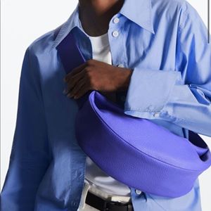 Cos Leather Crossbody Bag in Blue, NWT